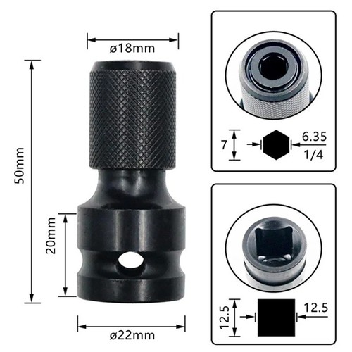 Drive 4 hex quick - drive, 1/4"