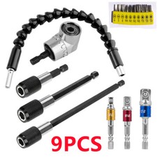 9x Socket Bits Adapter Set Hex