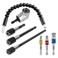 9x Socket Bits Adapter Set Hex