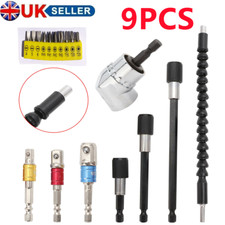9x Socket Bits Adapter Set Hex
