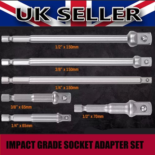 6pcs socket bit adapter - socket,