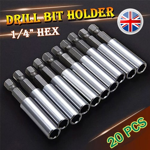 20x magnetic bit holder set - holder,