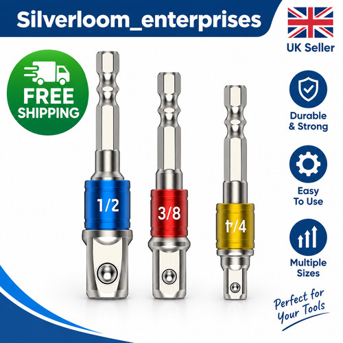 Socket bits adapter - 3x,