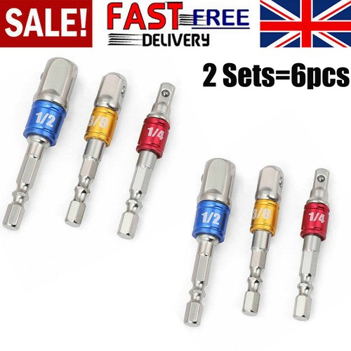 Socket bits adapter set hex - socket,