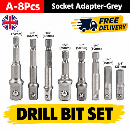 Pcs socket bit - bit, adapter