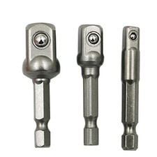 3x Socket Bits Adapter Set Hex