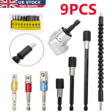 9x Socket Bits Adapter Set Hex