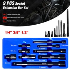 9pc 1/4" 3/8" 1/2" dr Impact